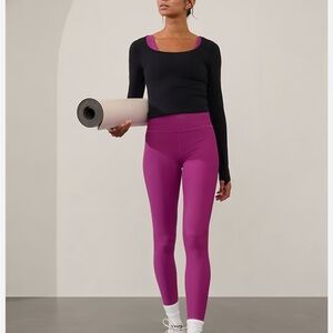 Athleta Size M Elation Ultra Highrise Rib Leggings